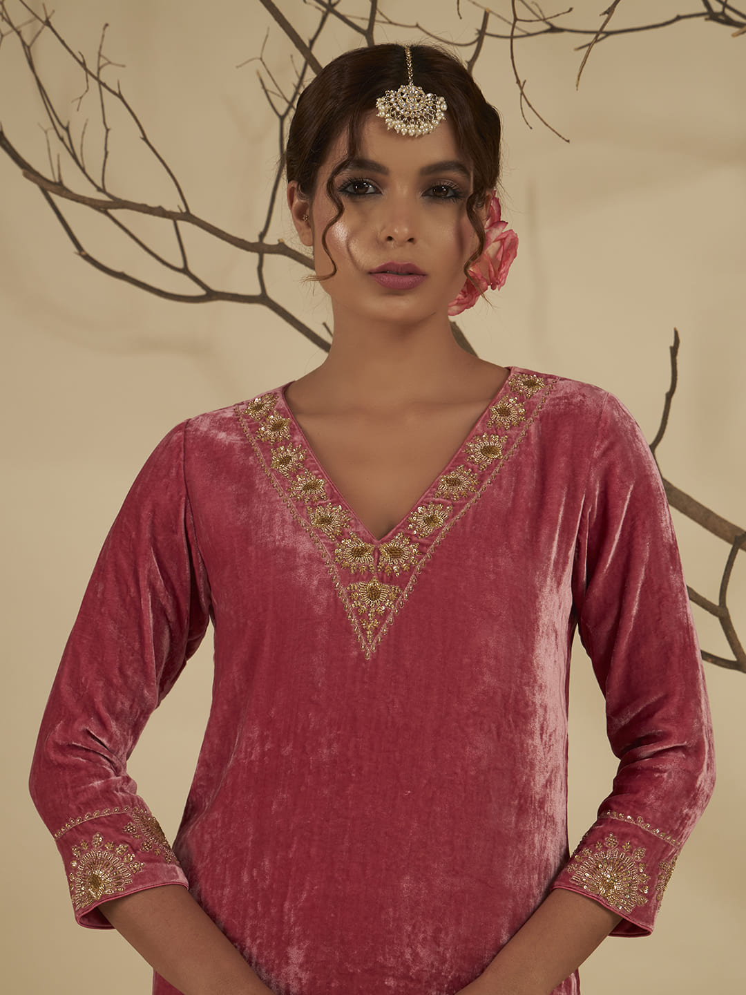 Rosella Velvet Suit Set