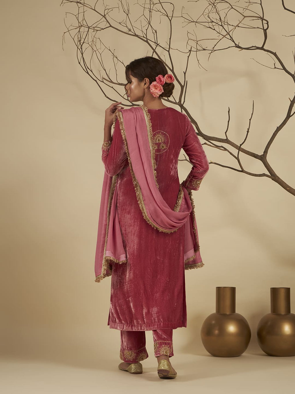 Rosella Velvet Suit Set