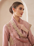 Dust Rose Anarkali Dupatta