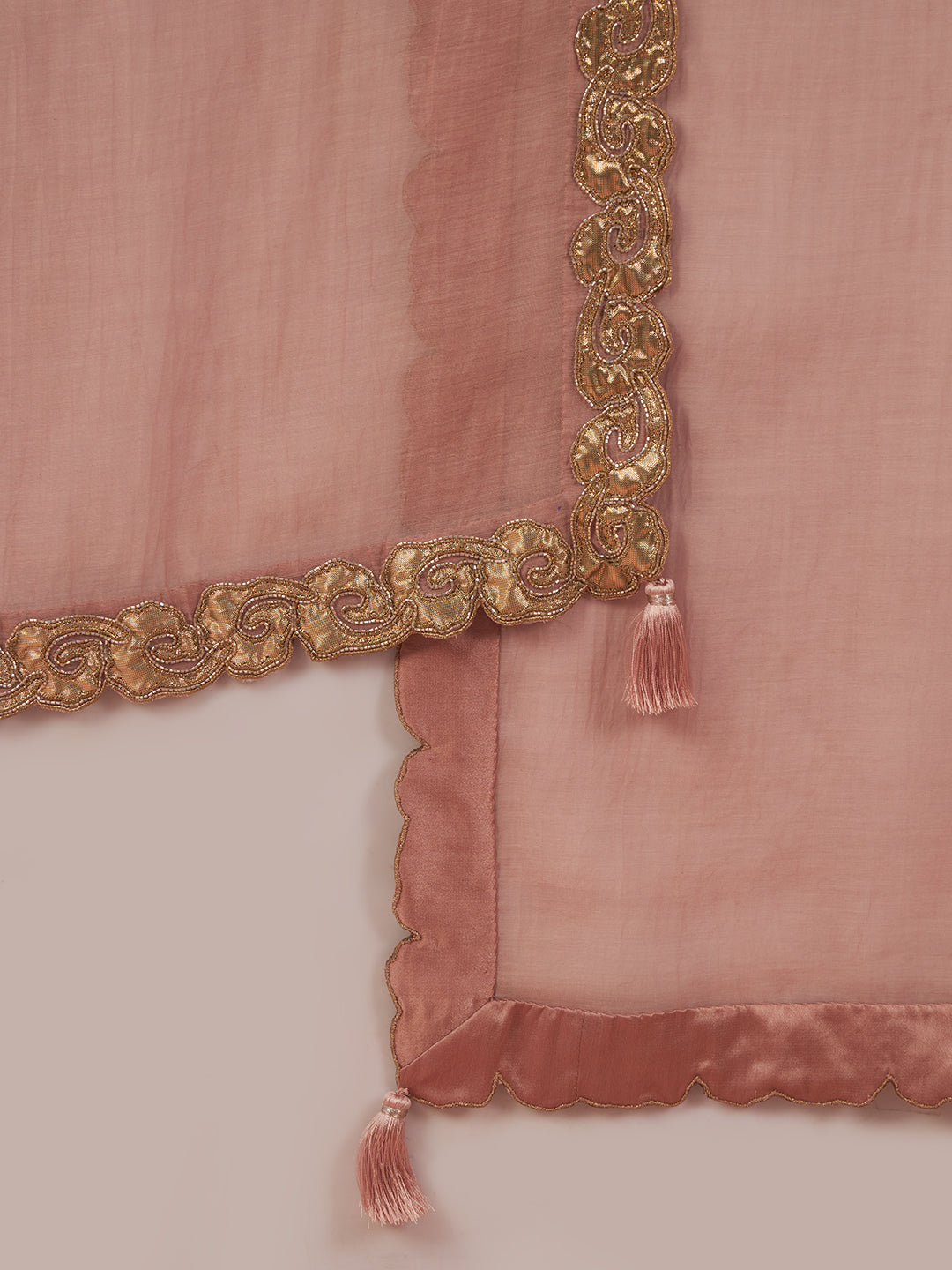 Dust Rose Anarkali Suit Set