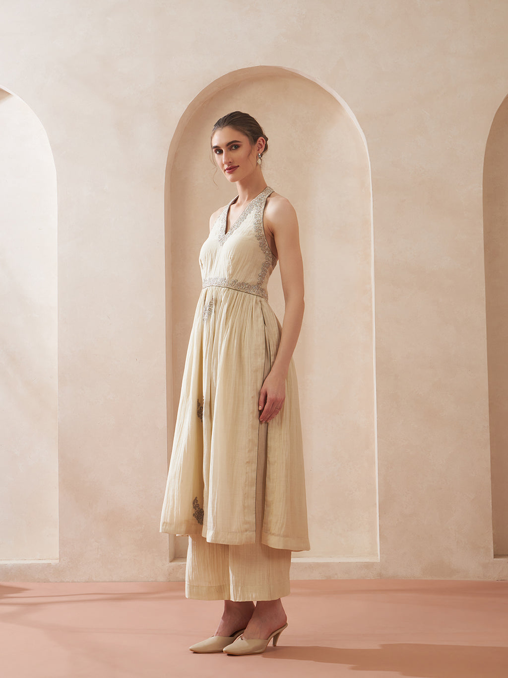 Ivory Sage Suit Set