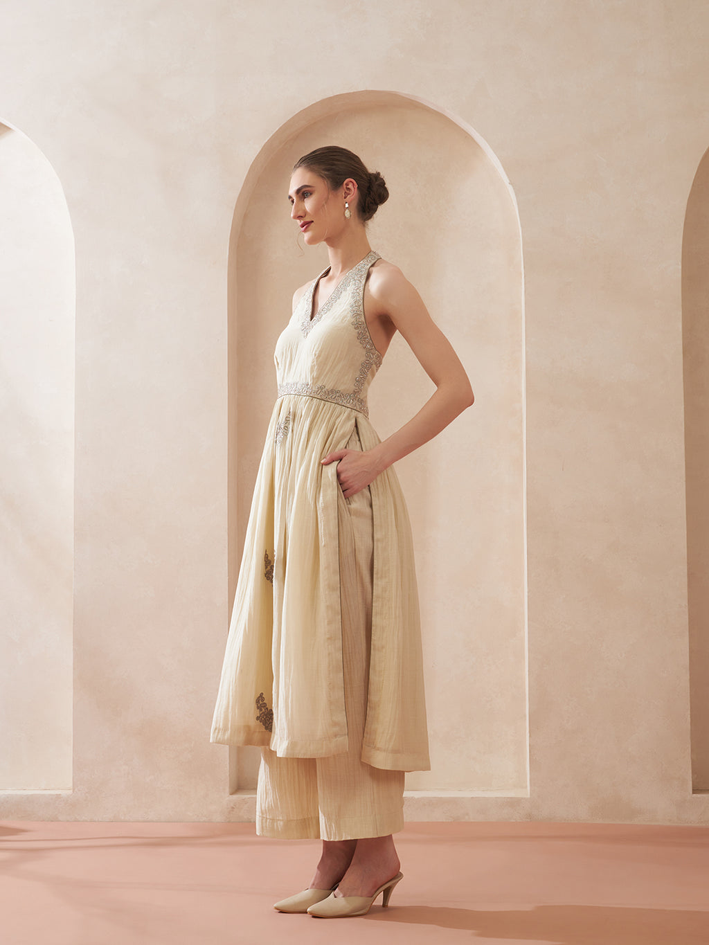 Ivory Sage Suit Set