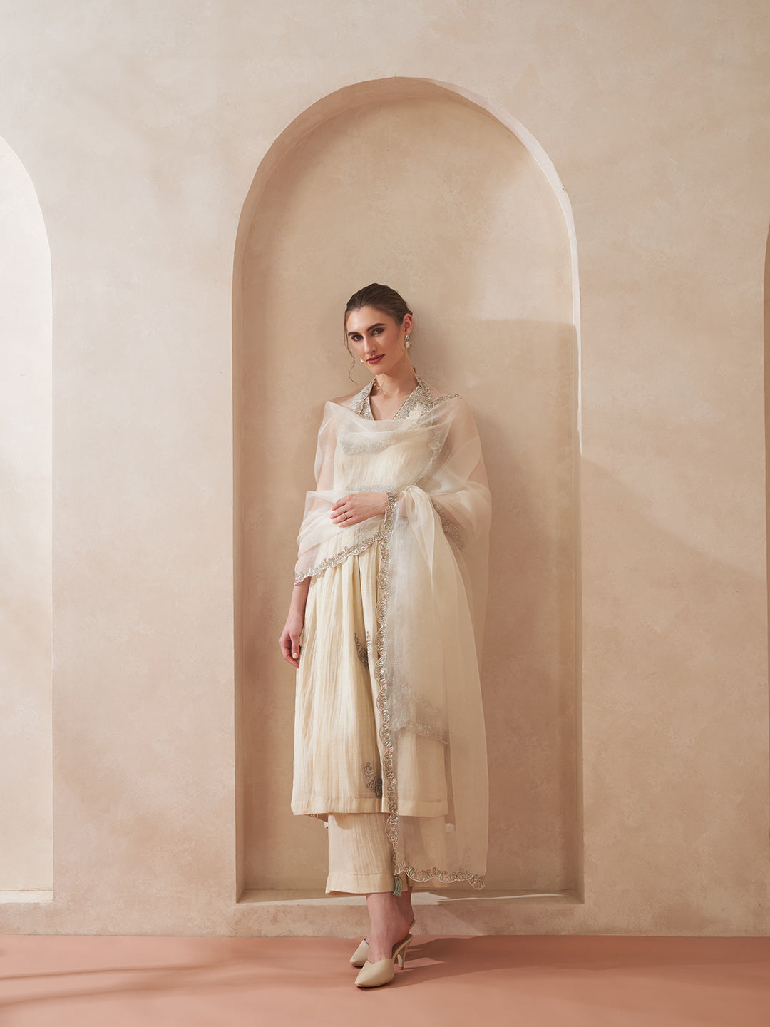 Ivory Sage Suit Set