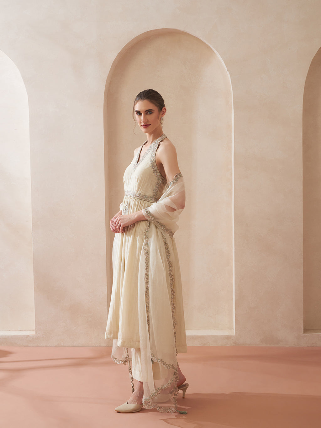 Ivory Sage Suit Set