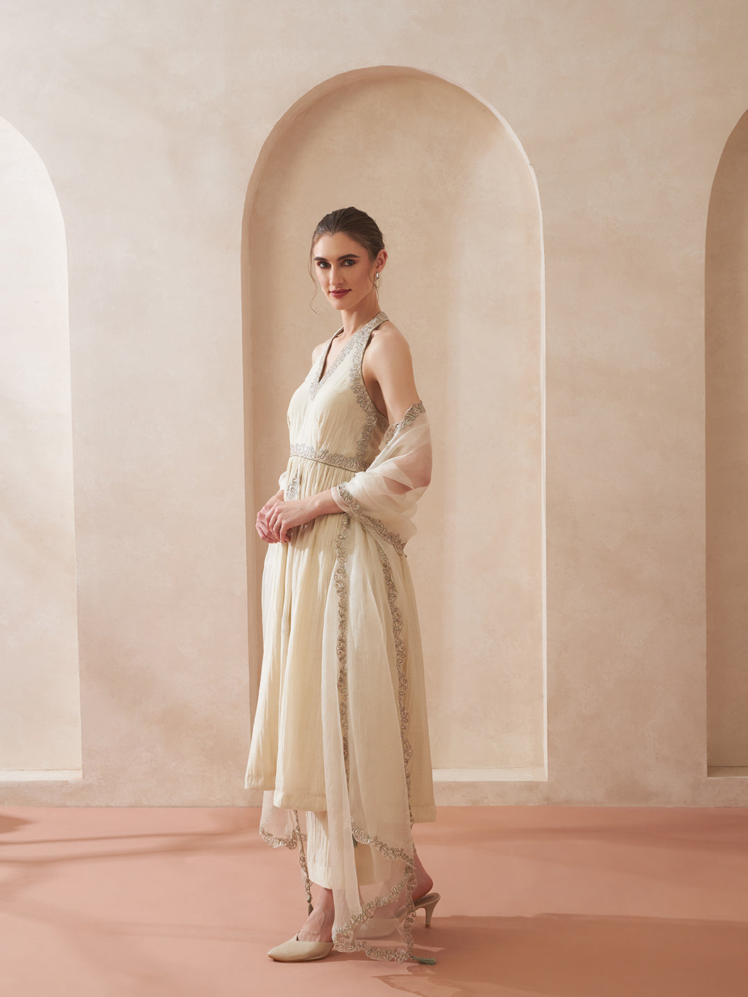 Ivory Sage Suit Set