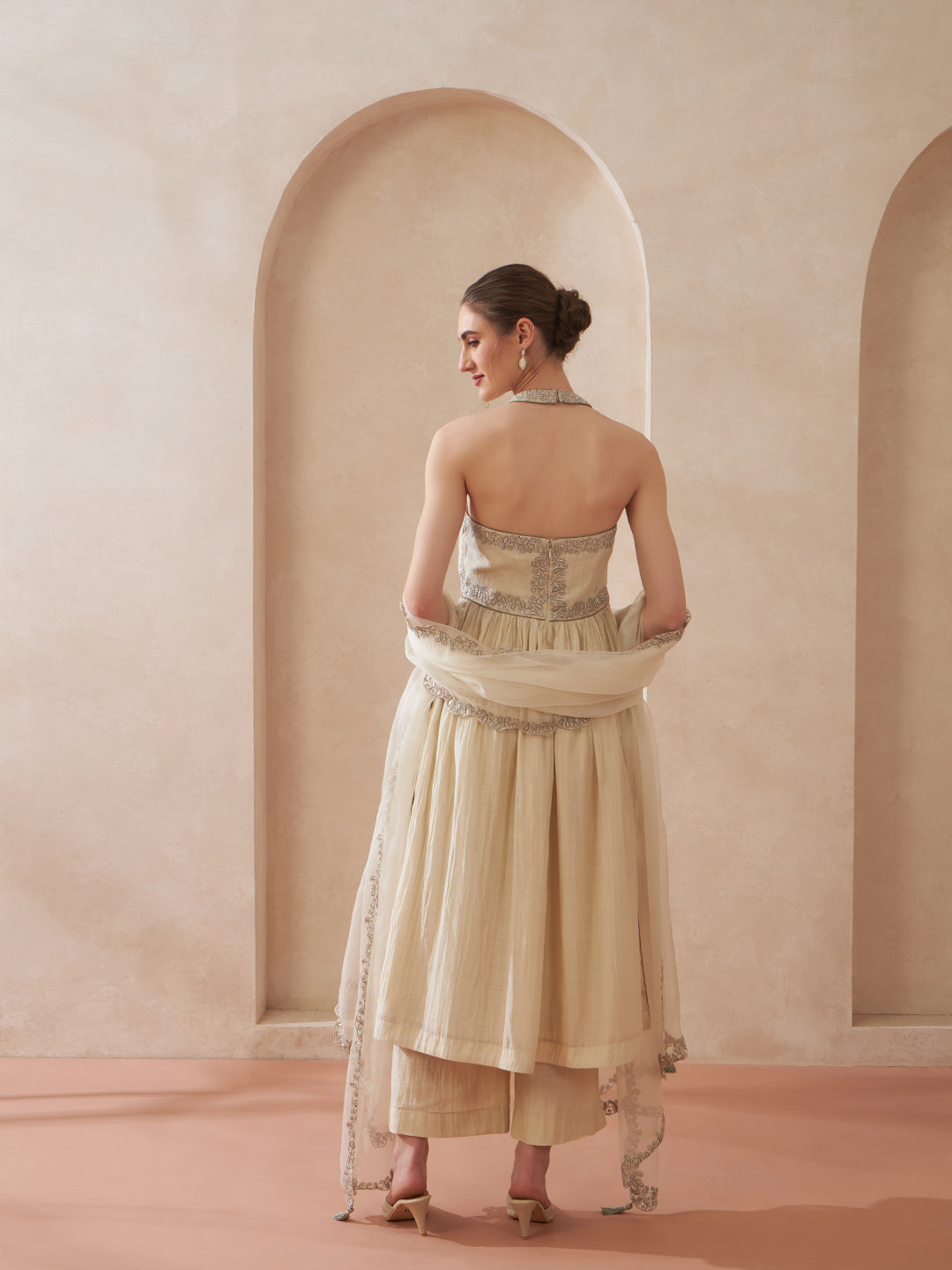 Ivory Sage Suit Set