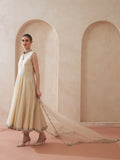 Ivory Sage A-Line Dupatta