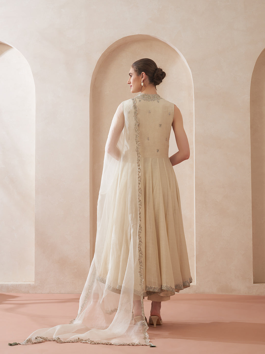 Ivory Sage A-Line Suit Set