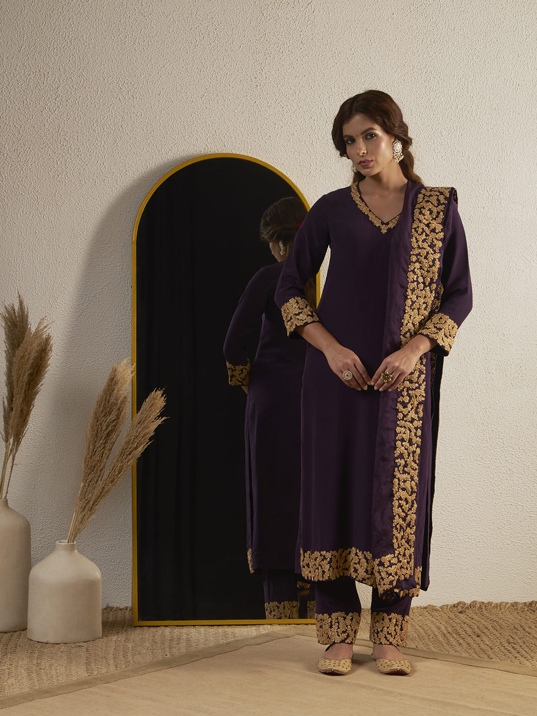 Plum Suit Set