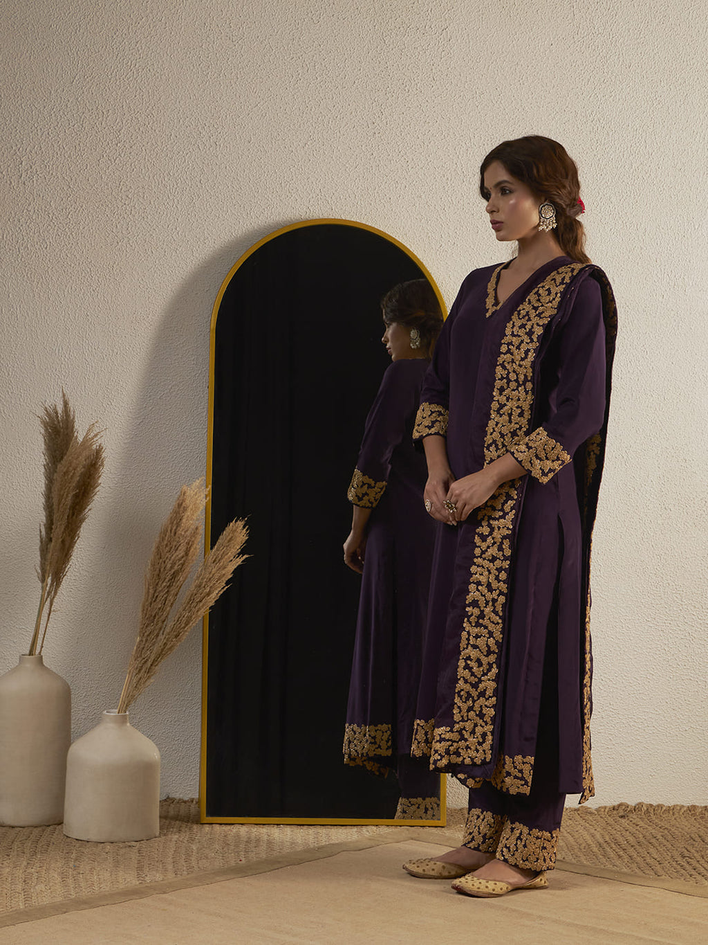 Plum Suit Set