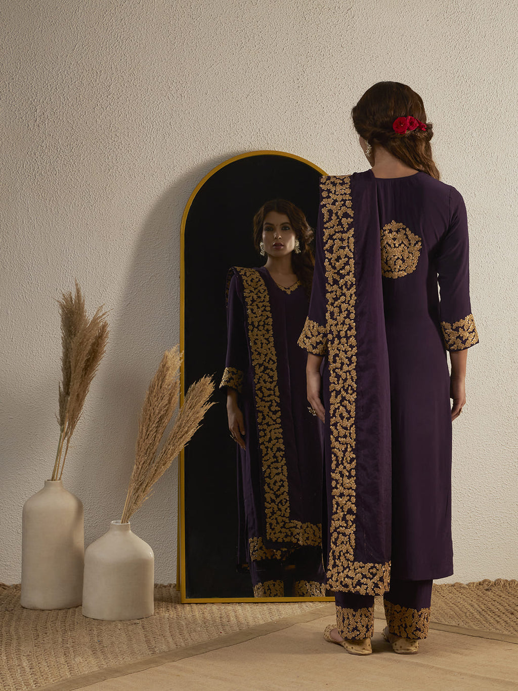 Plum Suit Set