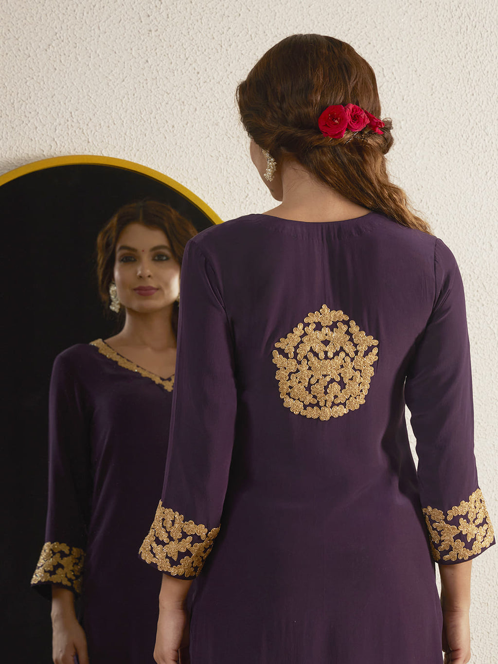 Plum Suit Set
