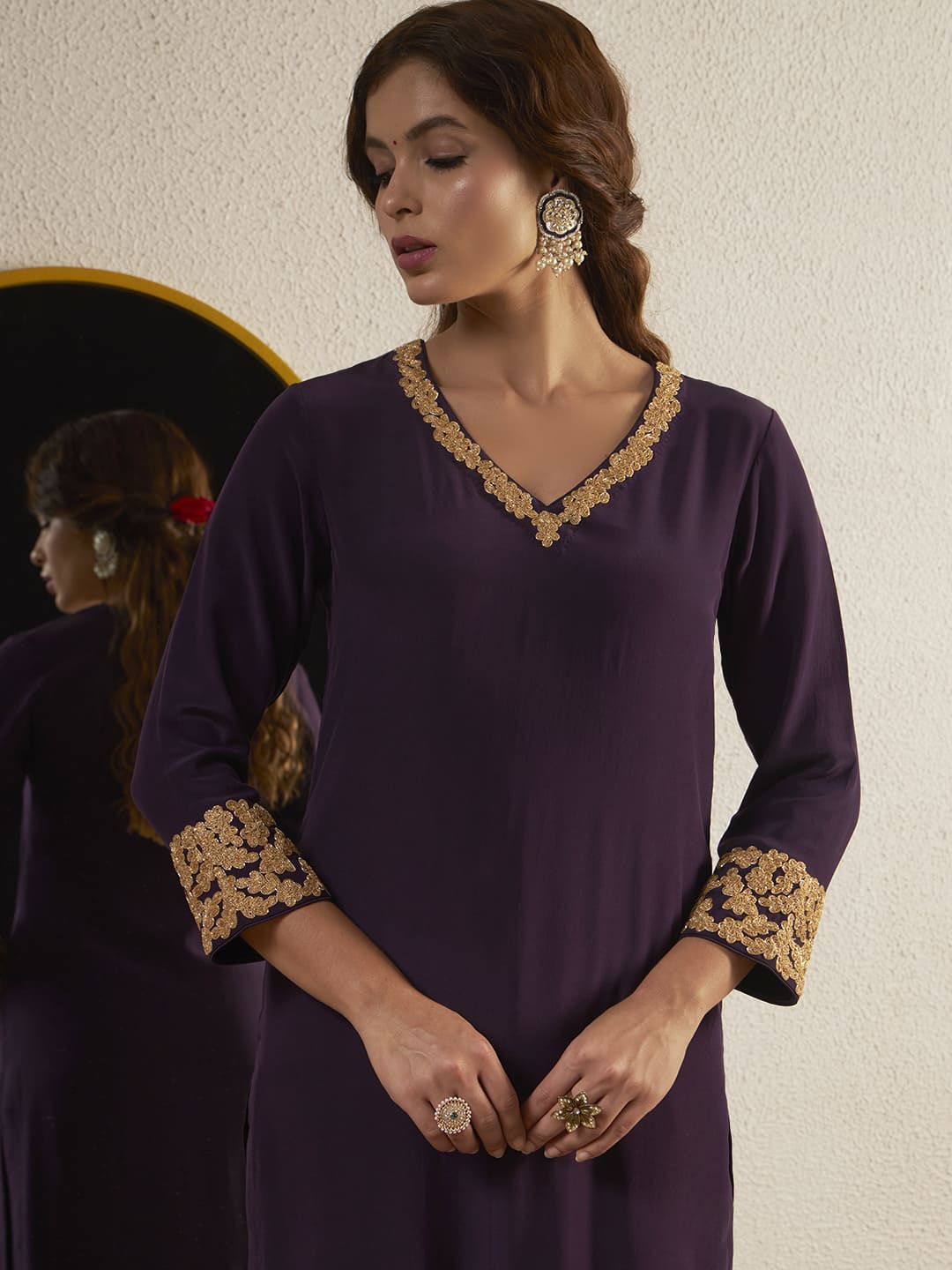 Plum Suit Set
