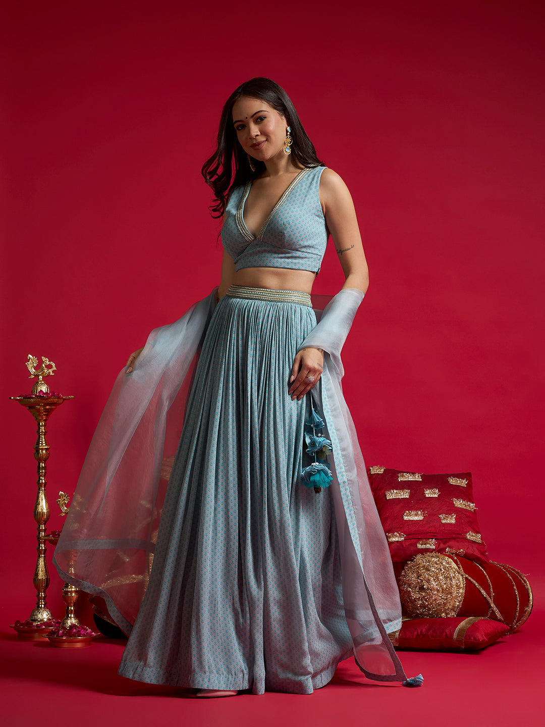 Jhoom Lehenga Set