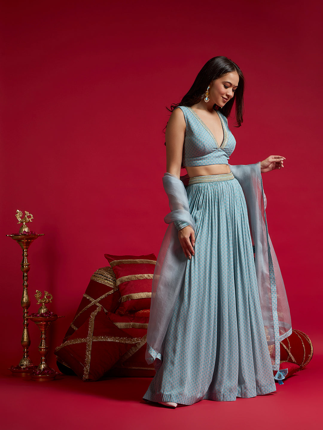 Jhoom Lehenga Set