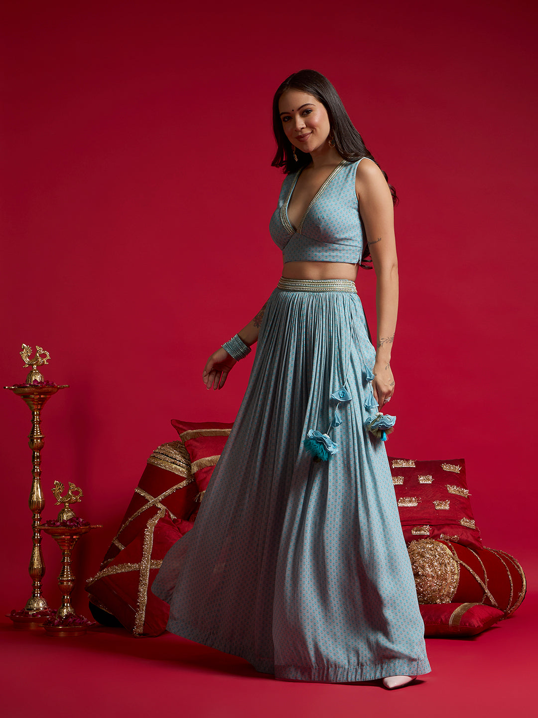 Jhoom Lehenga Set
