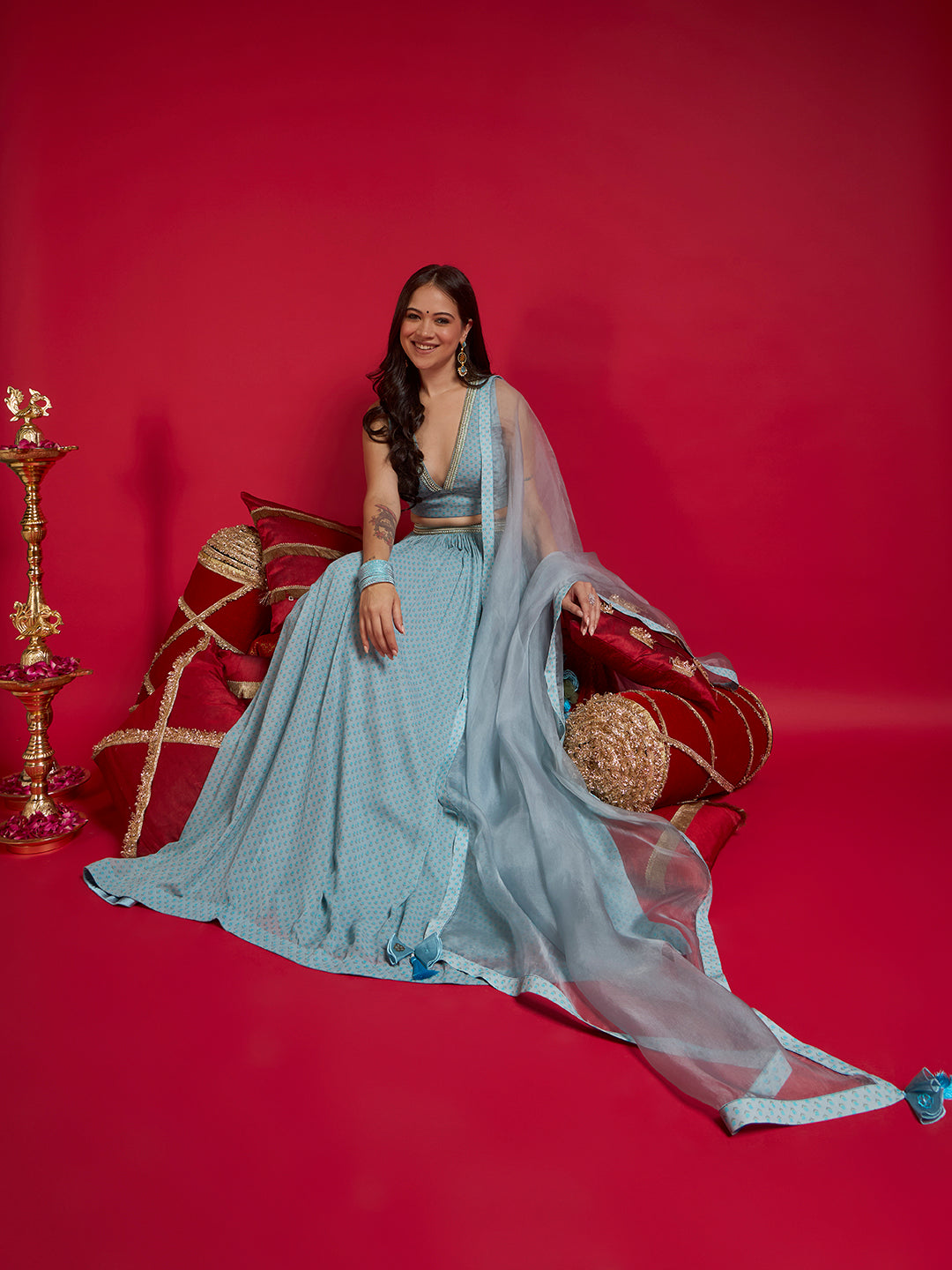 Jhoom Lehenga Set