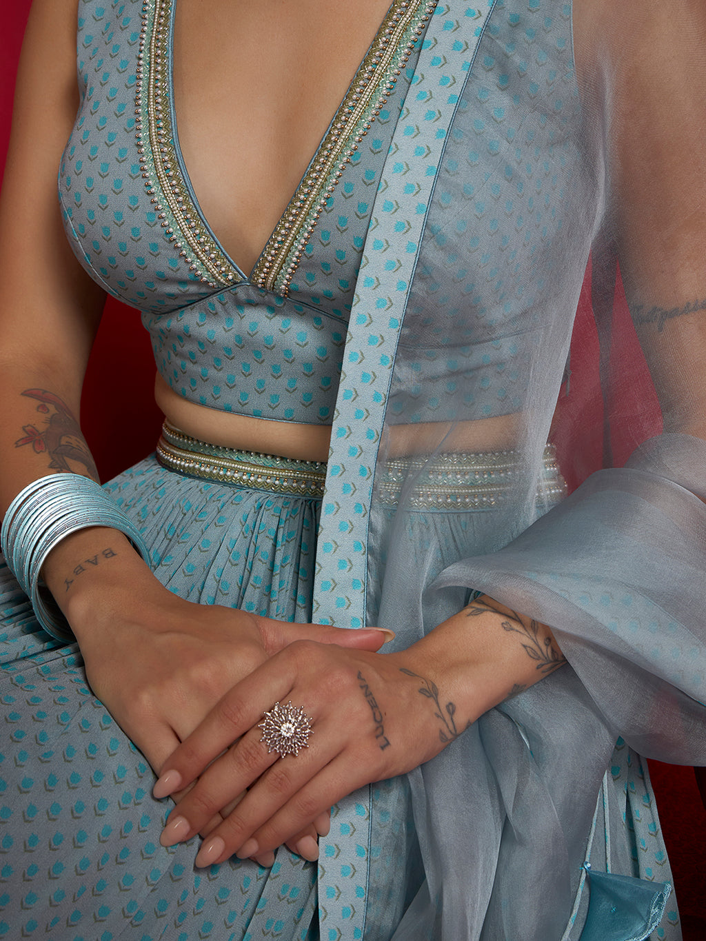 Jhoom Lehenga Set