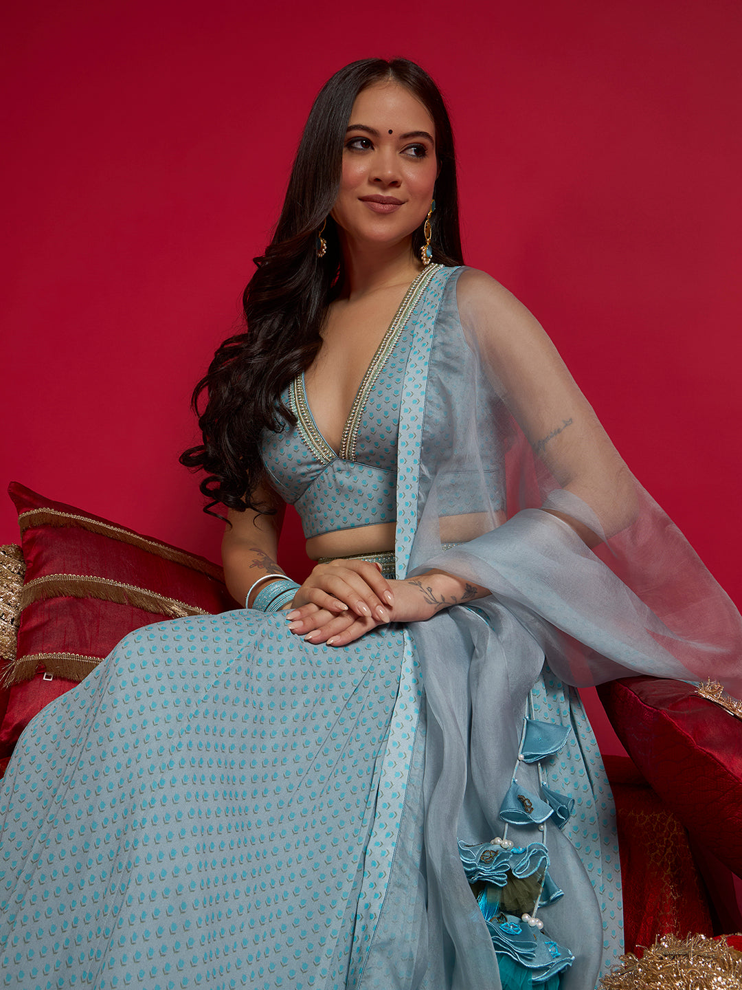 Jhoom Lehenga Set