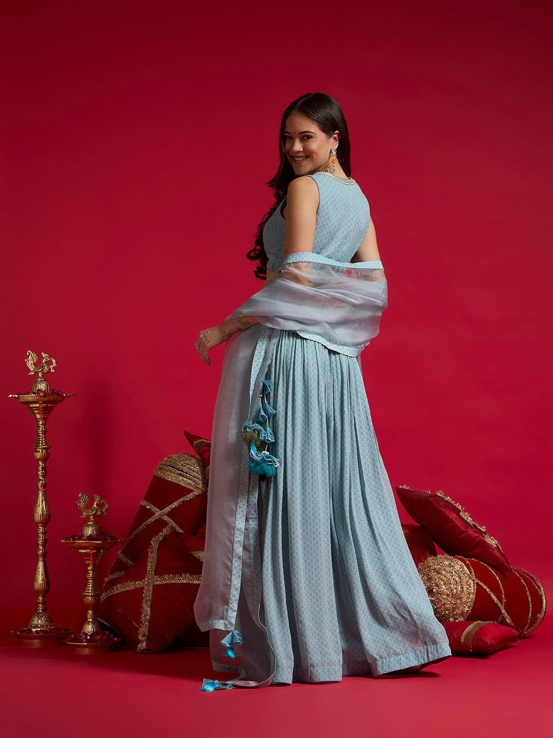Jhoom Lehenga Set