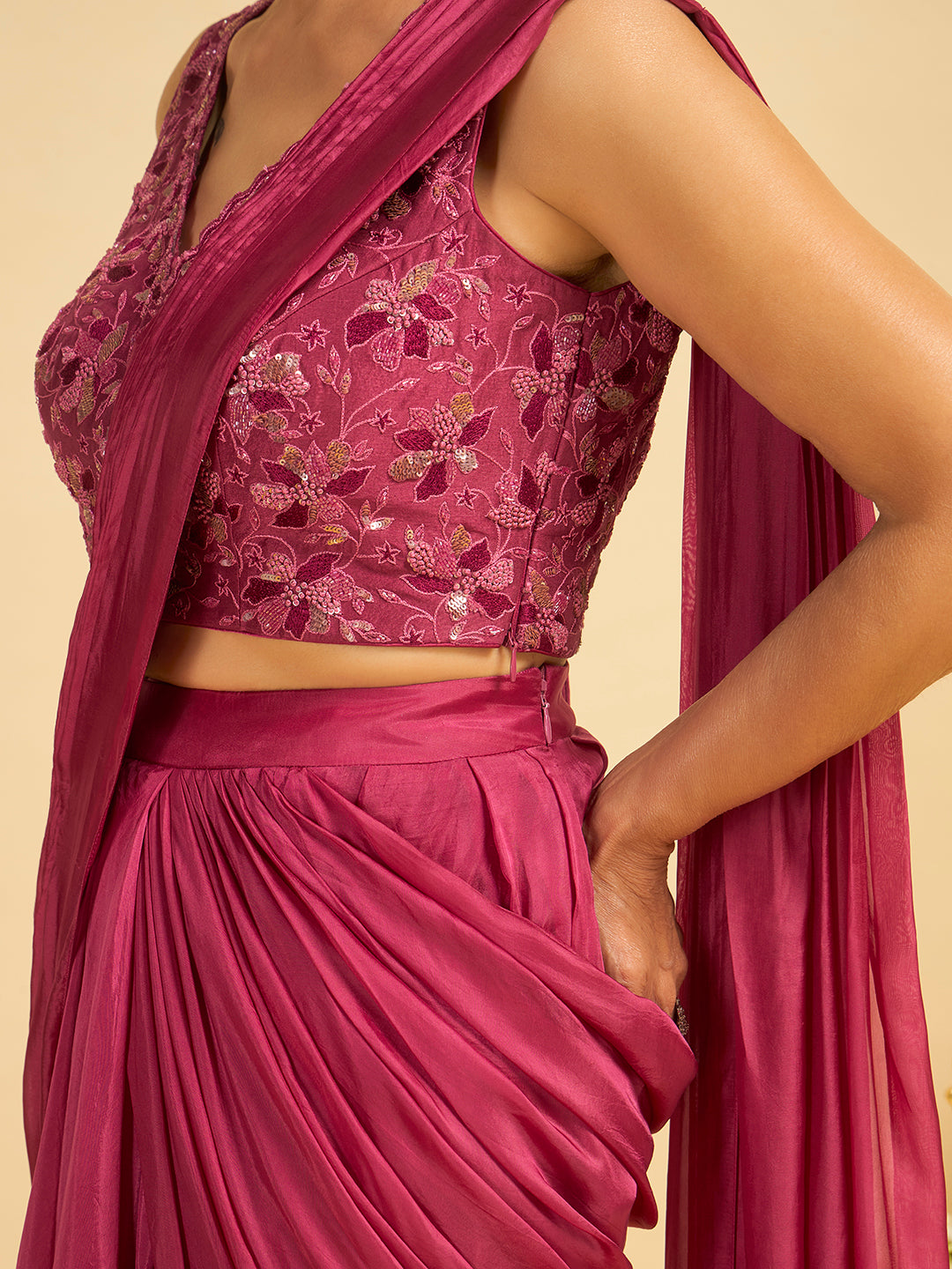 Gulbadan Pre Draped Saree