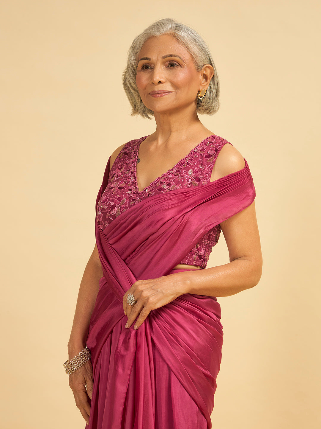 Gulbadan Pre Draped Saree