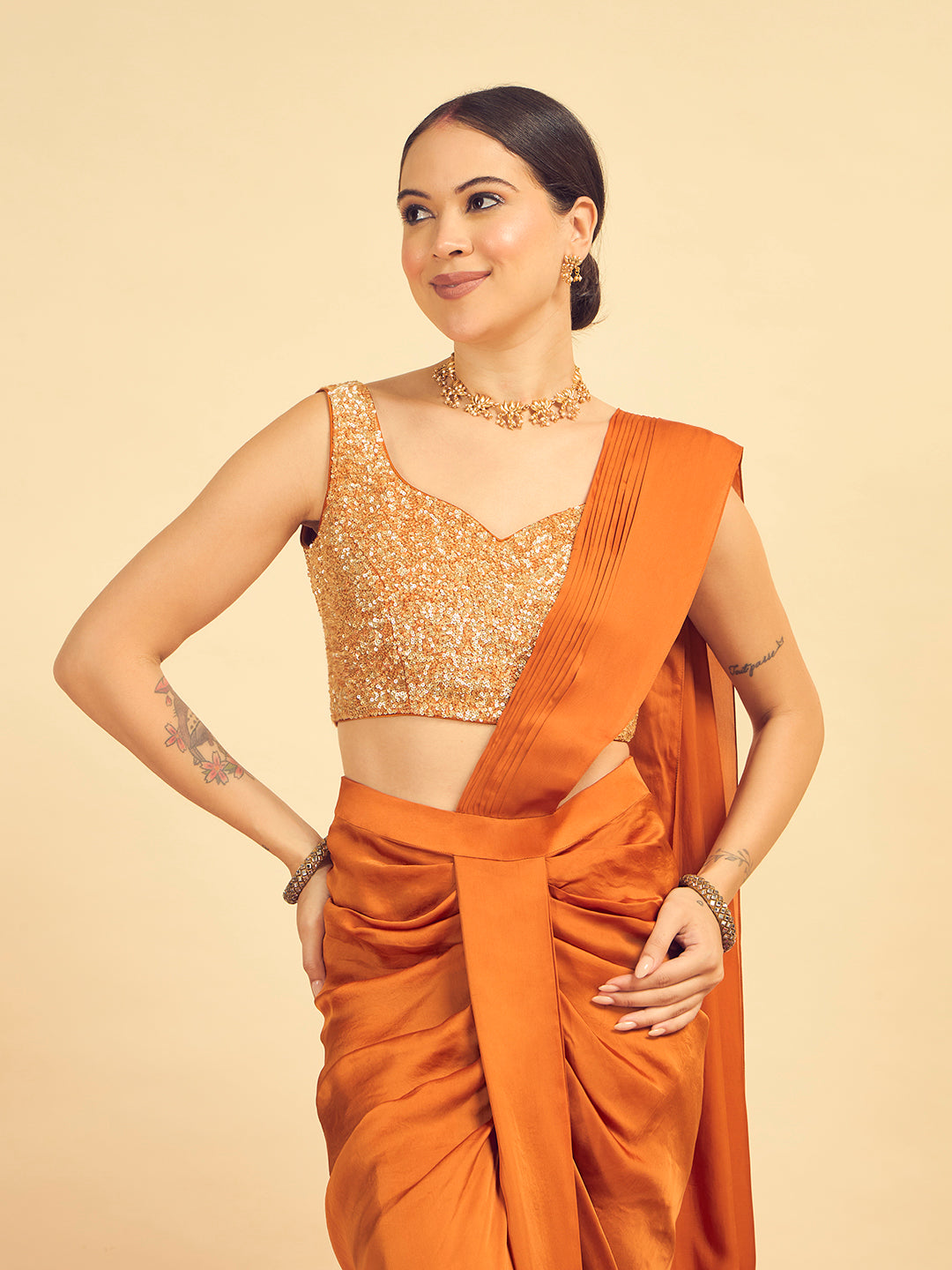 Noorani Pre Draped Saree