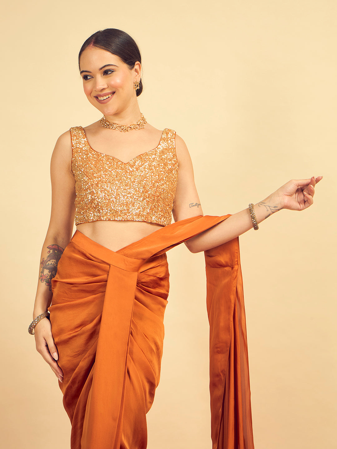 Noorani Pre Draped Saree