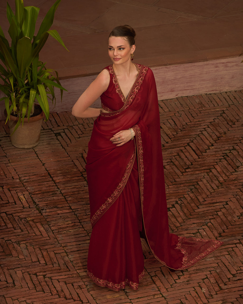 Laal Ishq Saree