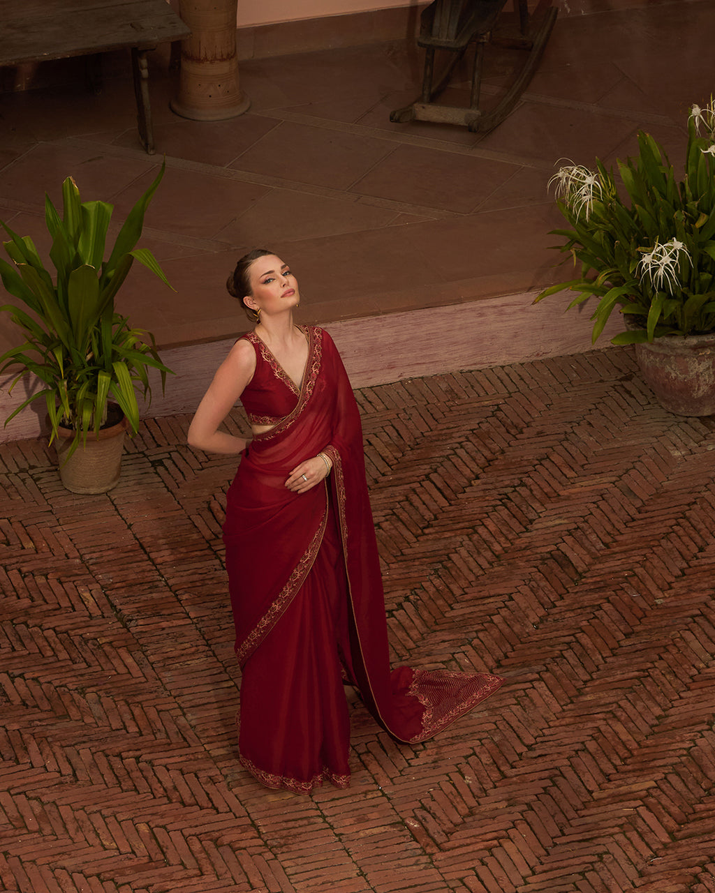 Laal Ishq Saree