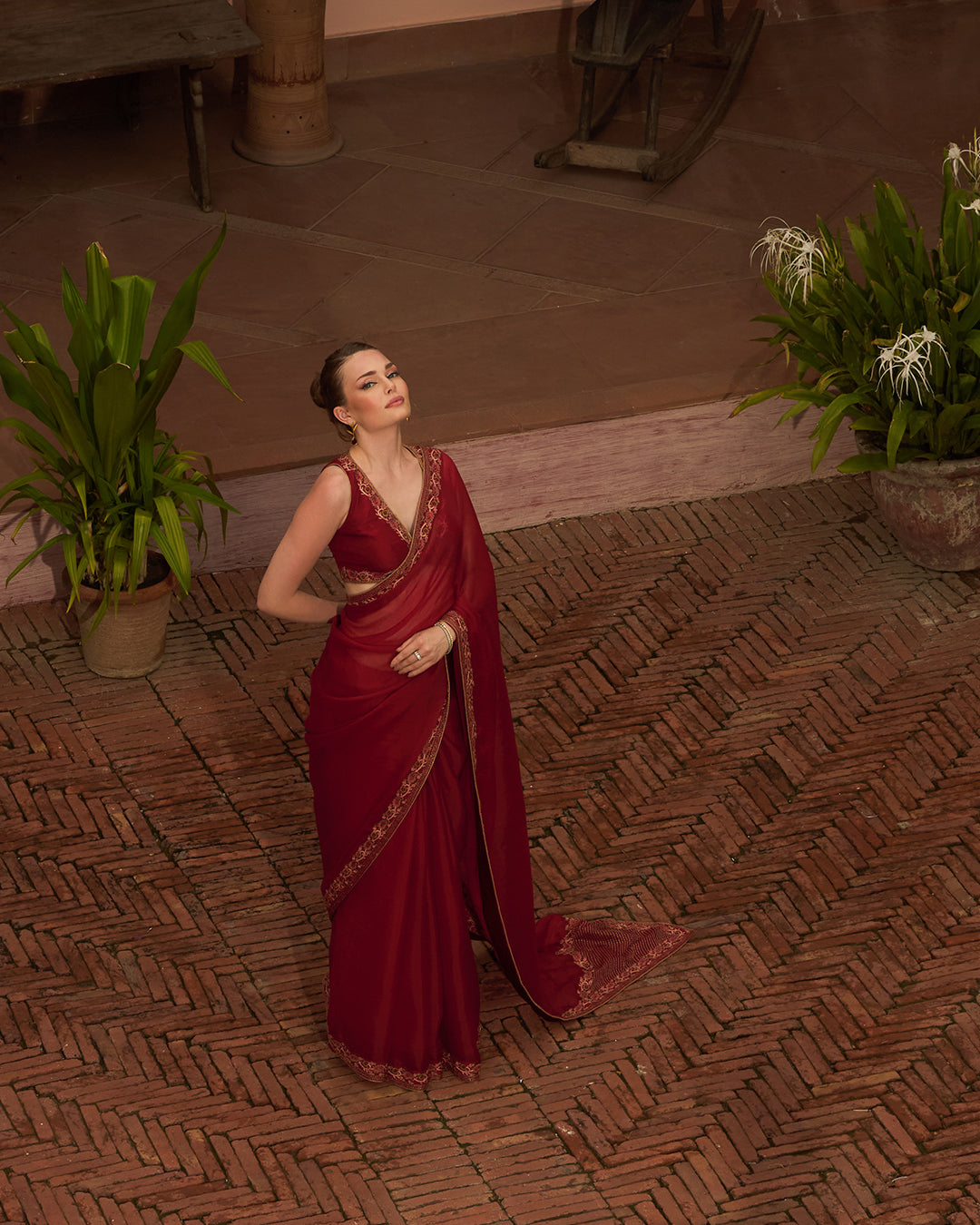 Laal Ishq Saree