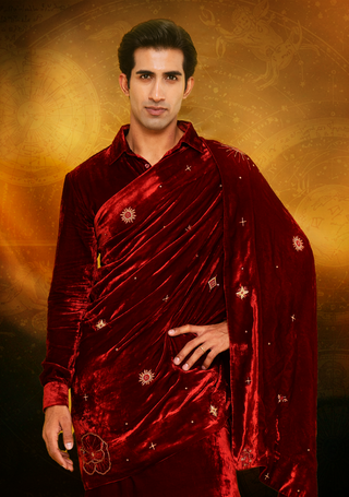 Scorpio Men Kurta Set + Dupatta