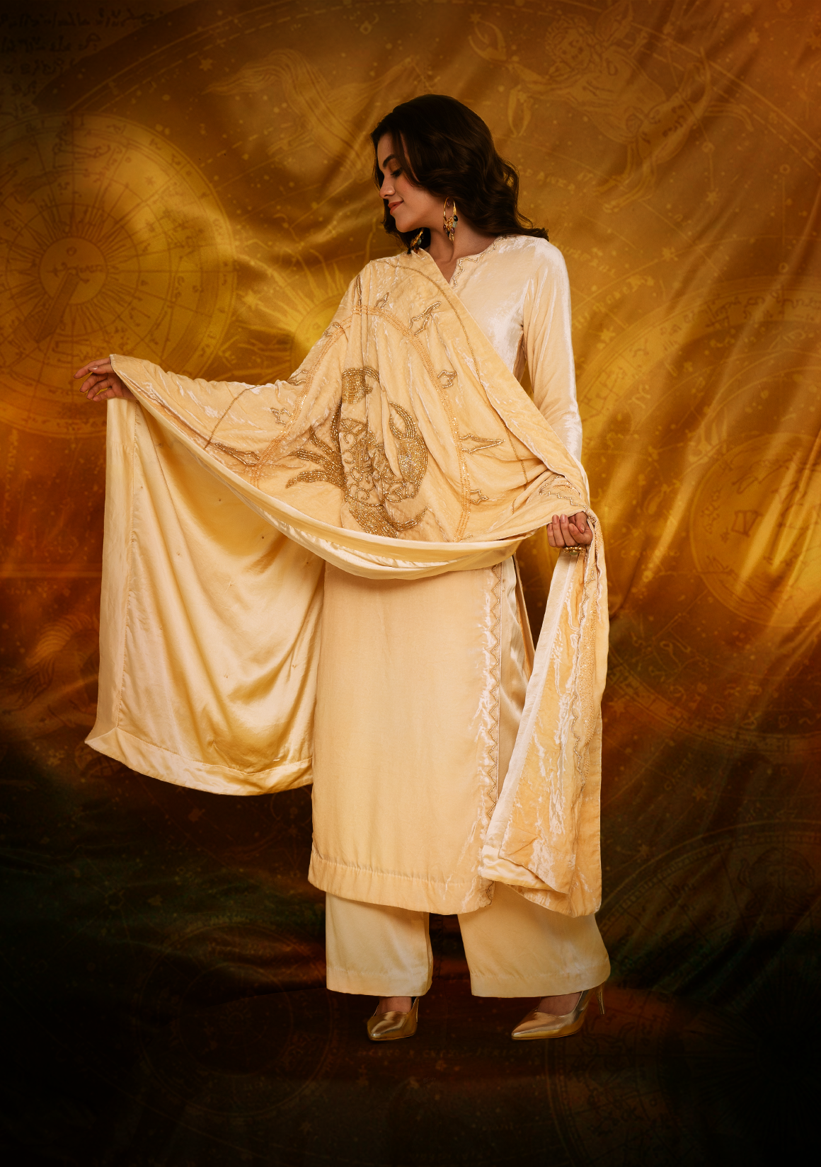 Cancer Kurta Set with Dupatta