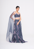 Raas Lehenga Set Grey