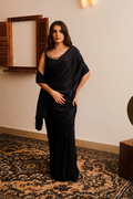 Noir Satin Saree