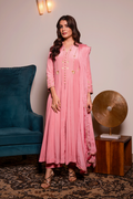 Blush Anrkali Suit Set