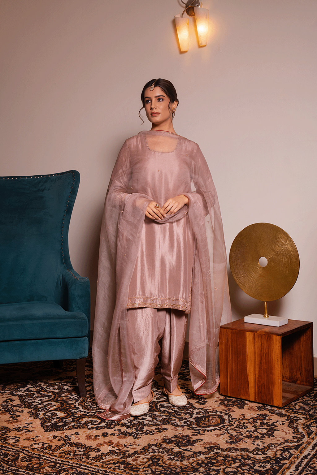 Taupe Suit Set