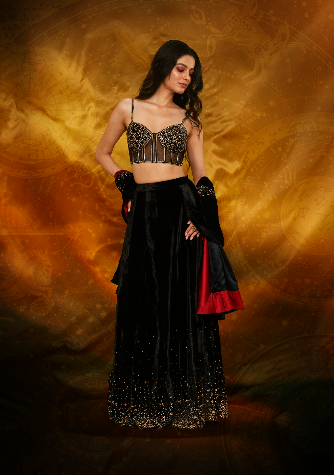 Taurus Lehenga Set