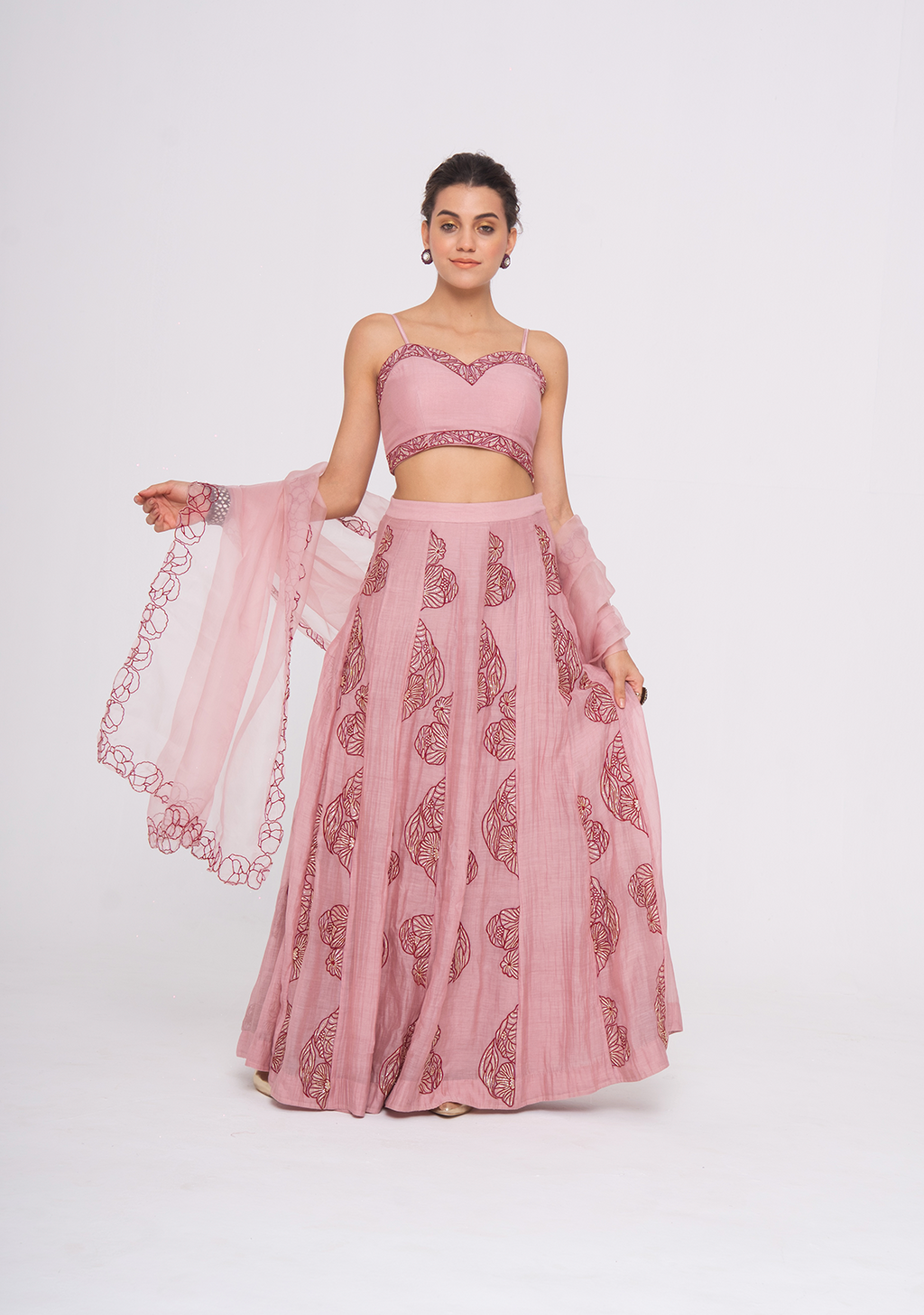 Raas Lahenga Pink