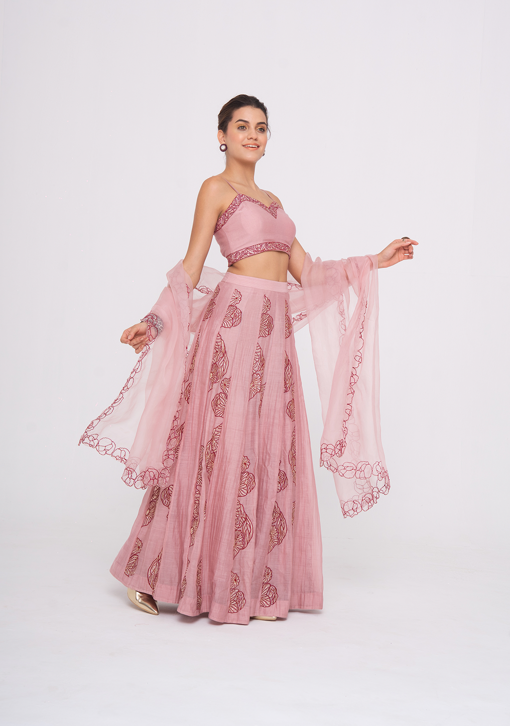 Raas Lahenga Pink