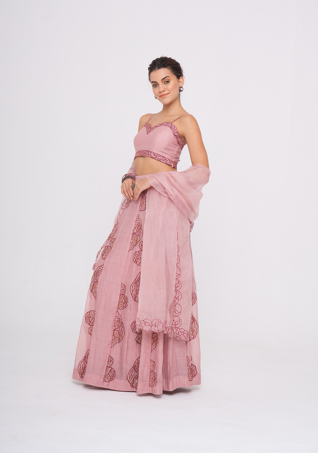 Raas Lahenga Pink