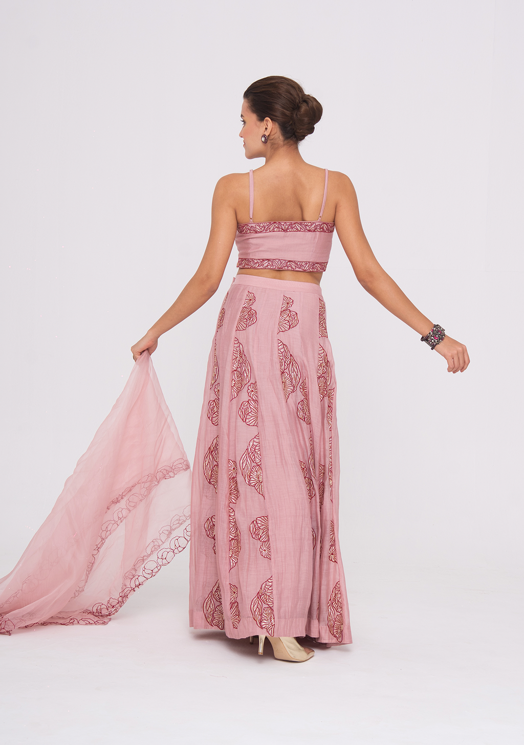 Raas Lahenga Pink