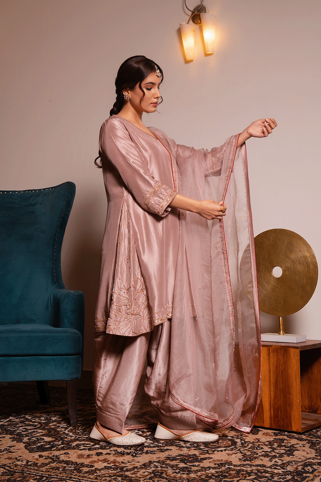 Taupe Suit Set