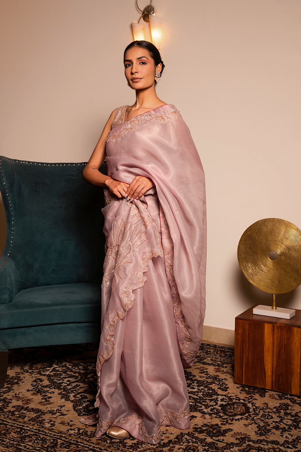 Taupe Glass Tissue