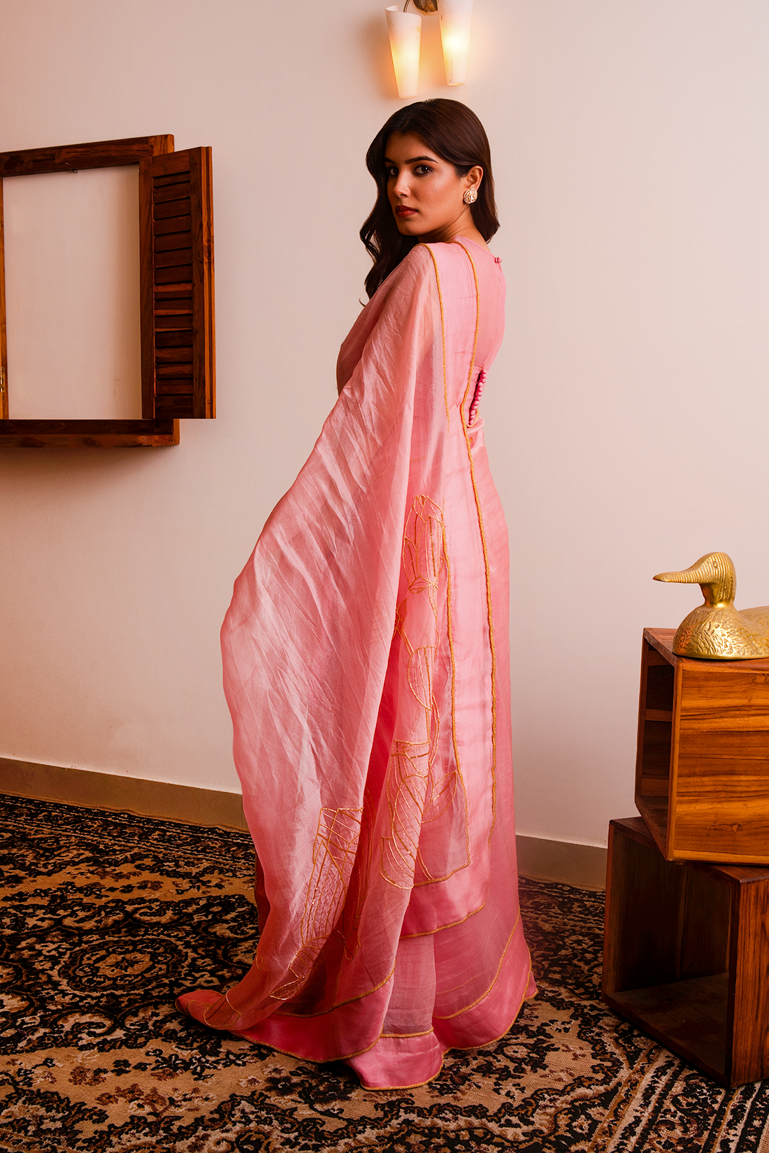 Blush Saree
