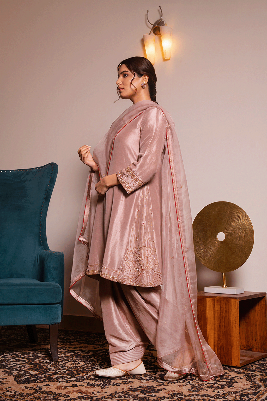 Taupe Suit Set