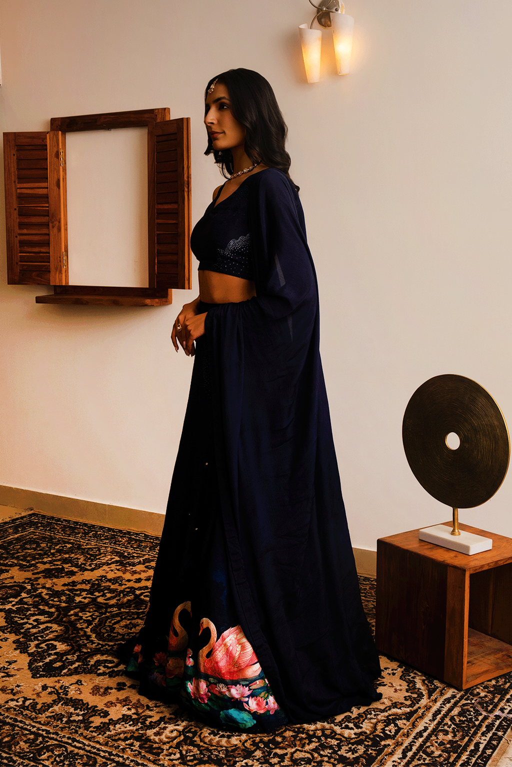 Swan Lehenga