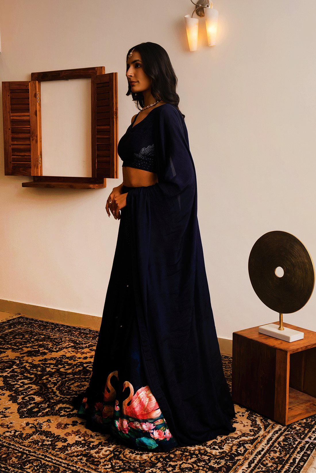Swan Lehenga