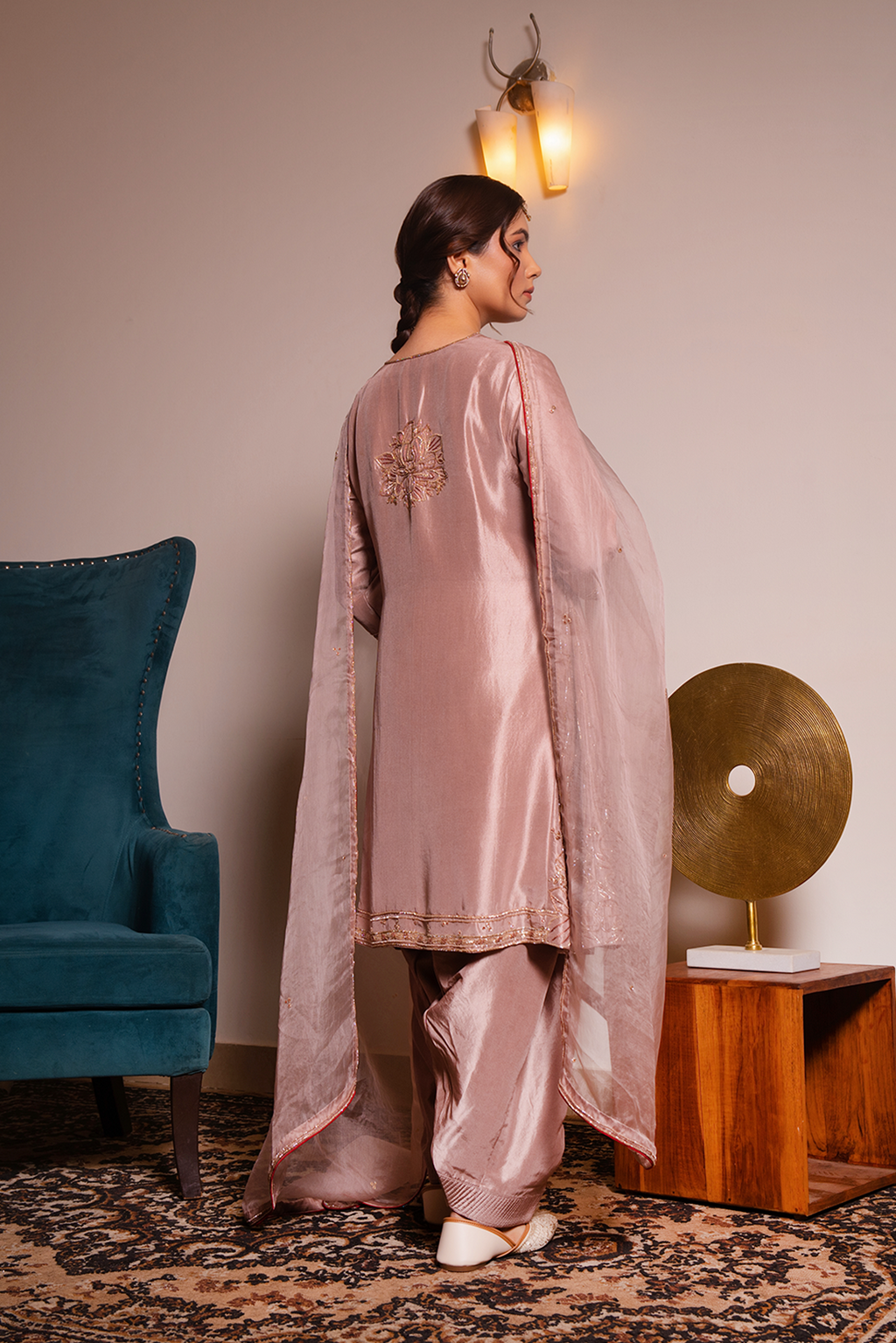 Taupe Suit Set