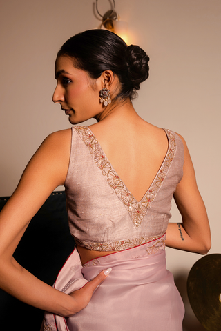 Beige Saree Blouse